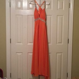 Orange Prom Dress